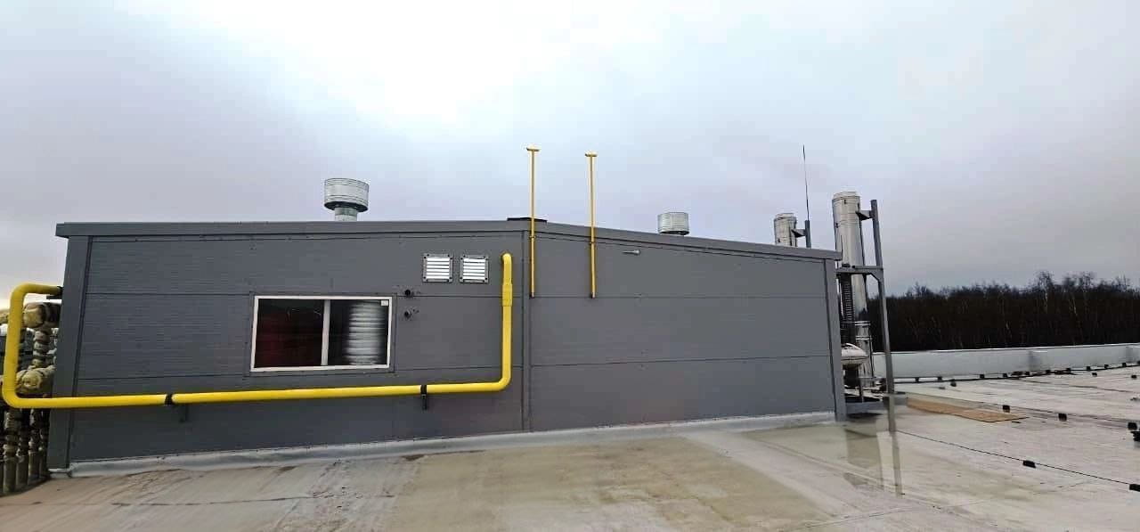 Крышная газовая котельная КБМК-4,5